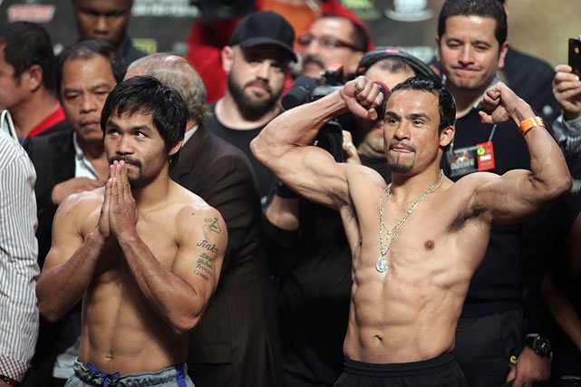 Manny Pacquiao and Juan Manuel Marquez